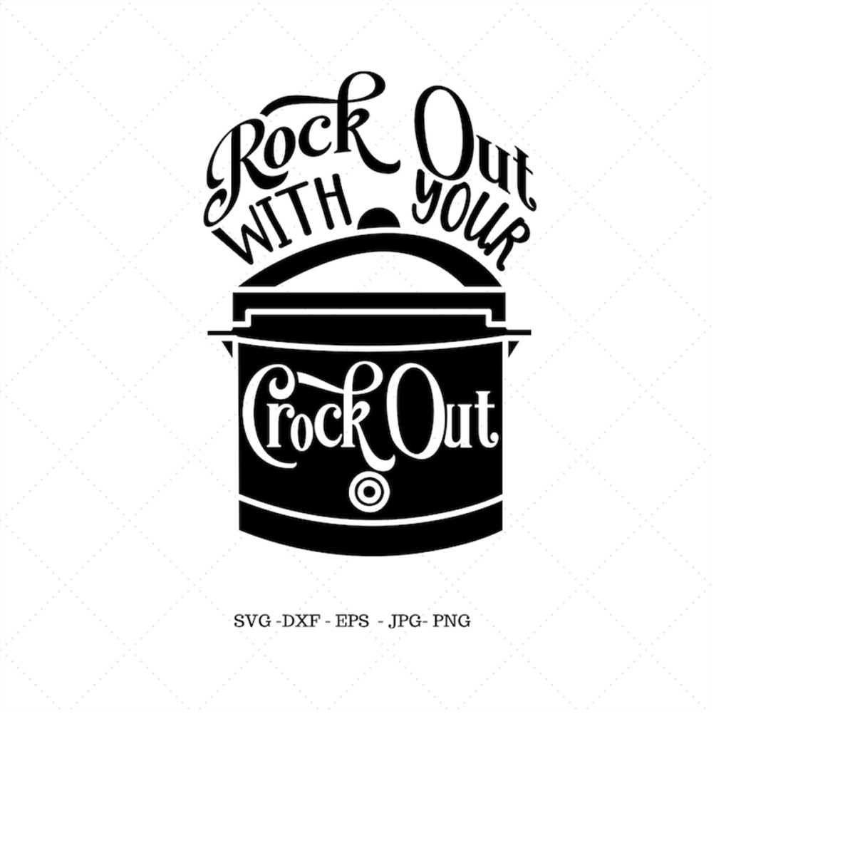 Kitchen Decal, Kitchen Svg, Cooking Svg, Pot, Crock Pot, Pre Inspire