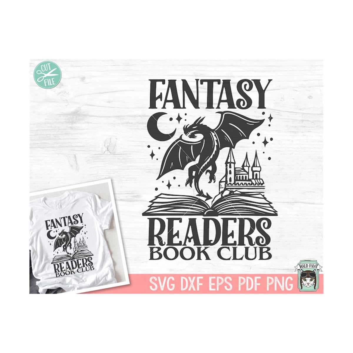 Book SVG, Dragon SVG, Fantasy SVG, Reading svg, Halloween sv - Inspire