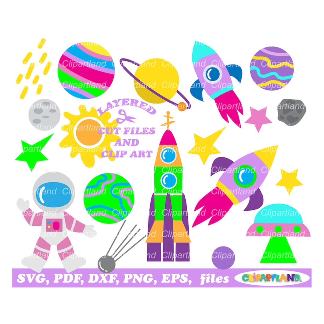 INSTANT Download. Space svg cut file and clip art. Commercia - Inspire ...