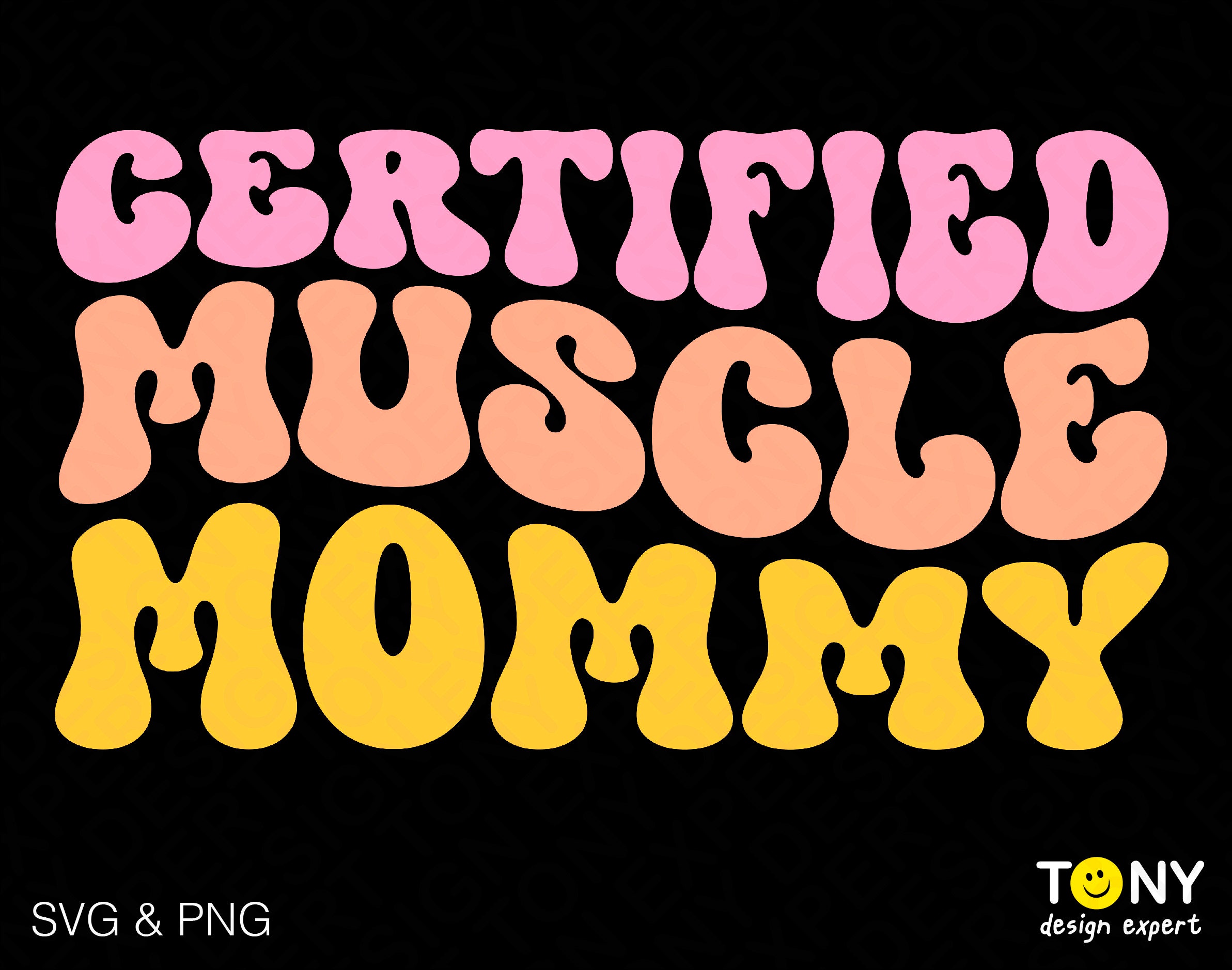 Certified Muscle Mommy Svg Png, Work Out Svg, Gym Fitness Sv Inspire