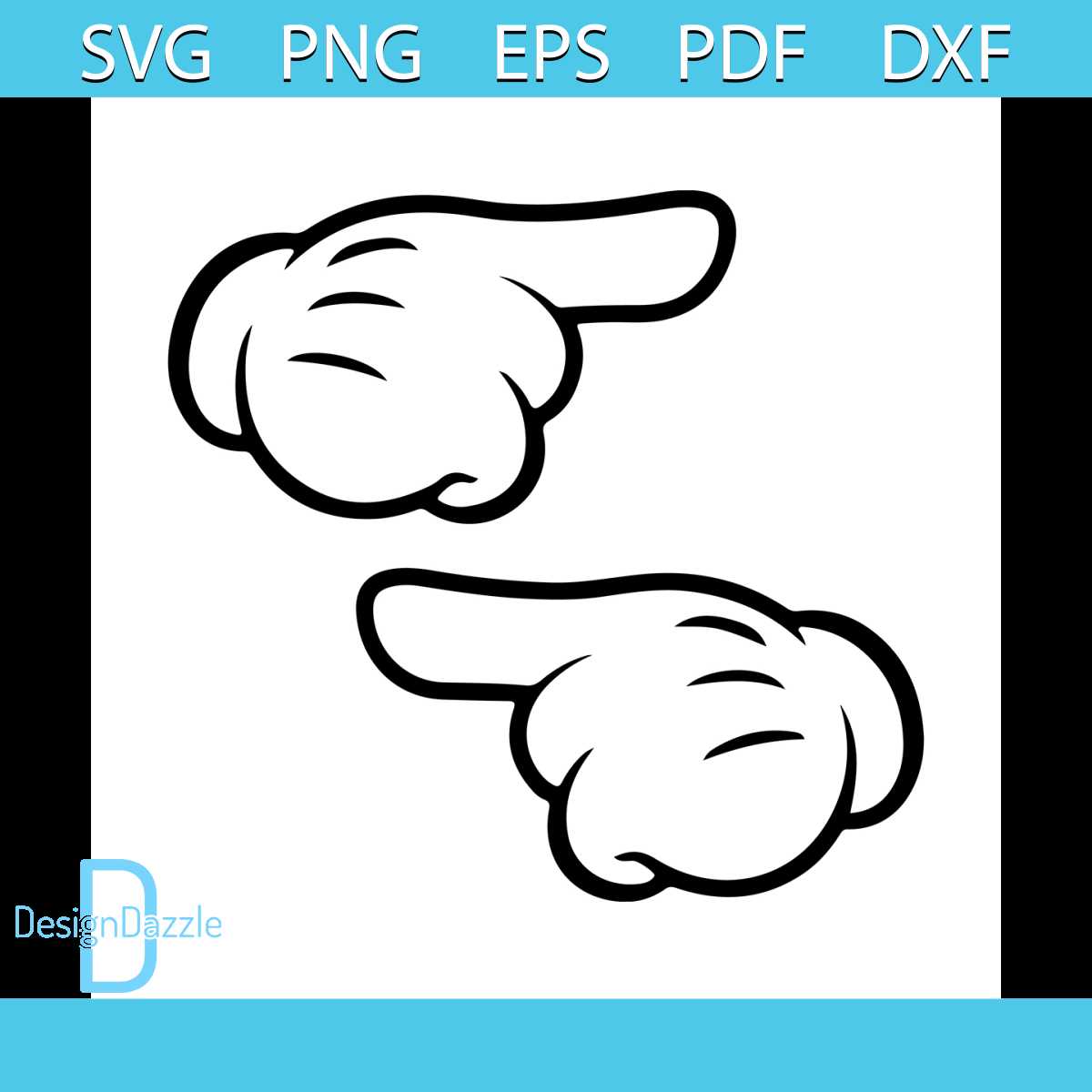 Mickey hands svg free, disney svg, mickey svg, instant downl Inspire