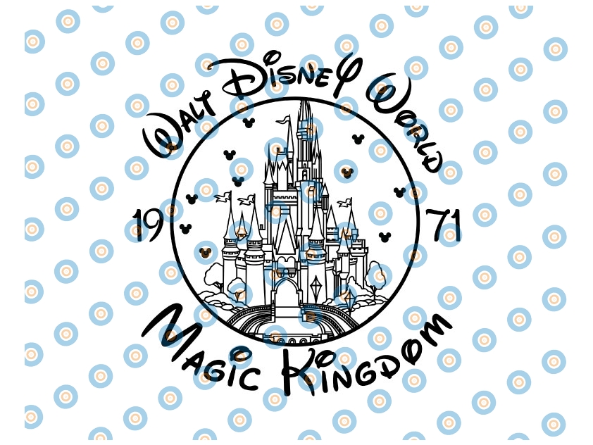 Magic Kingdom Clip Art Disney Magic Kingdom Svg, Dxf, Png, Waly Disney