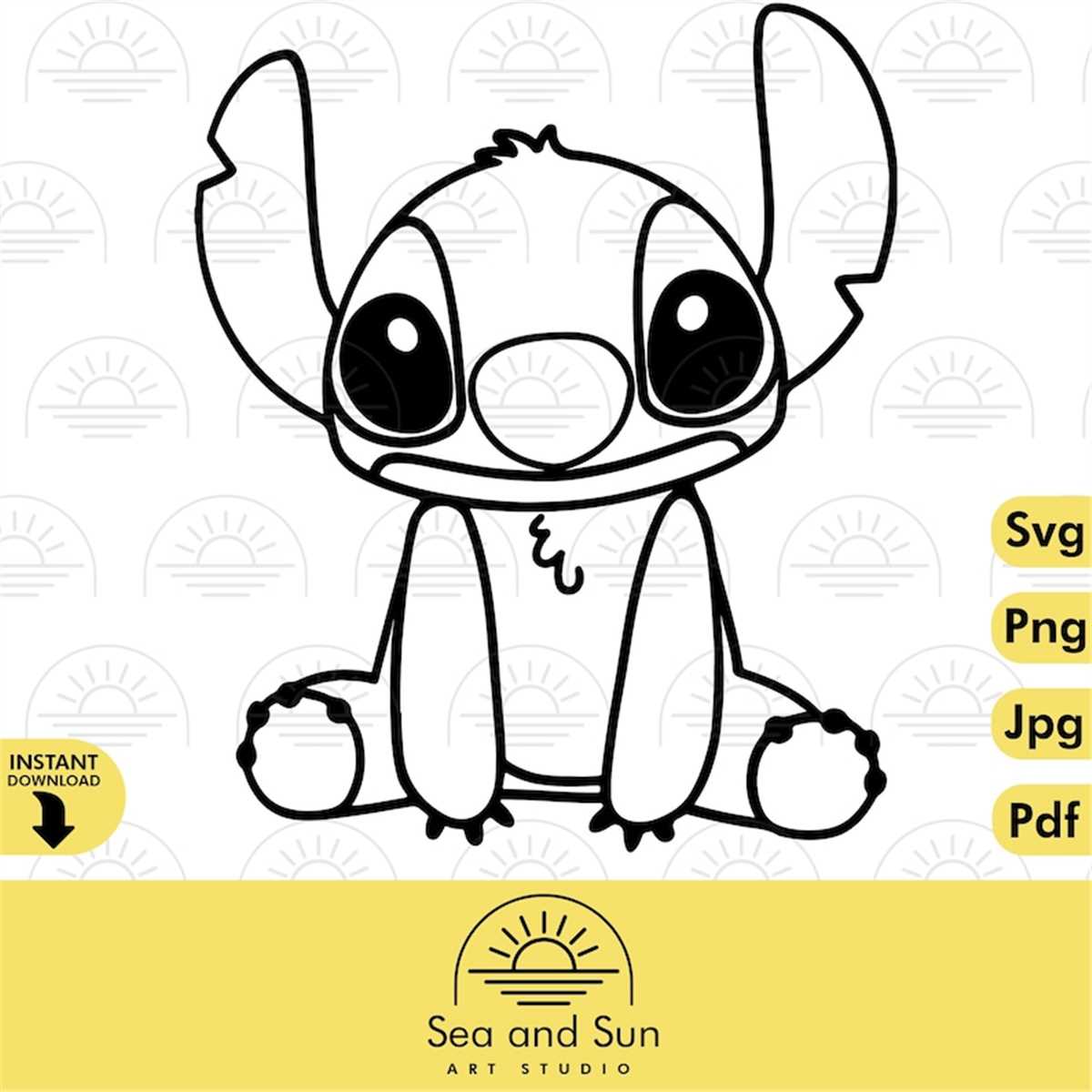 Lilo and Stitch Svg Clip art Files, Stitch, Stitch Icon, Dis | Inspire ...