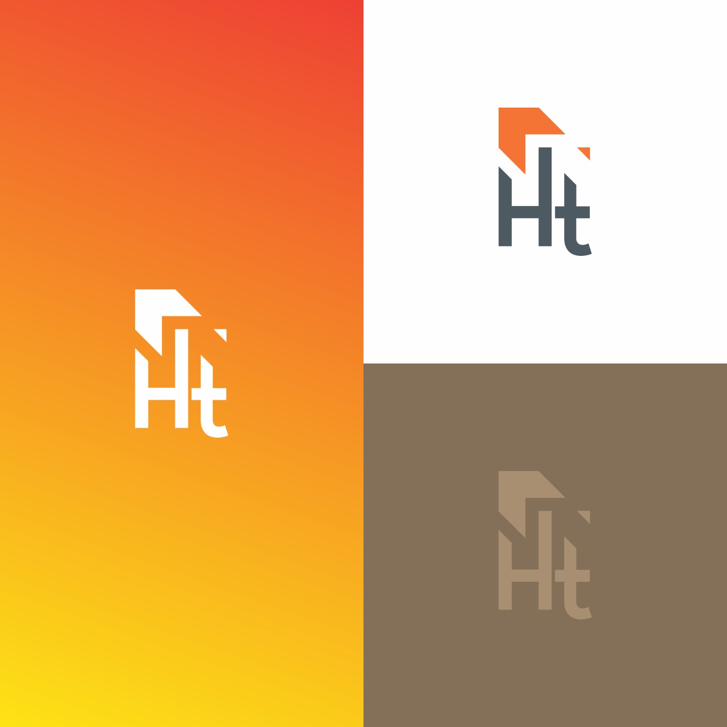 Creative HT Logo symbol Design 47 | Inspire Uplift