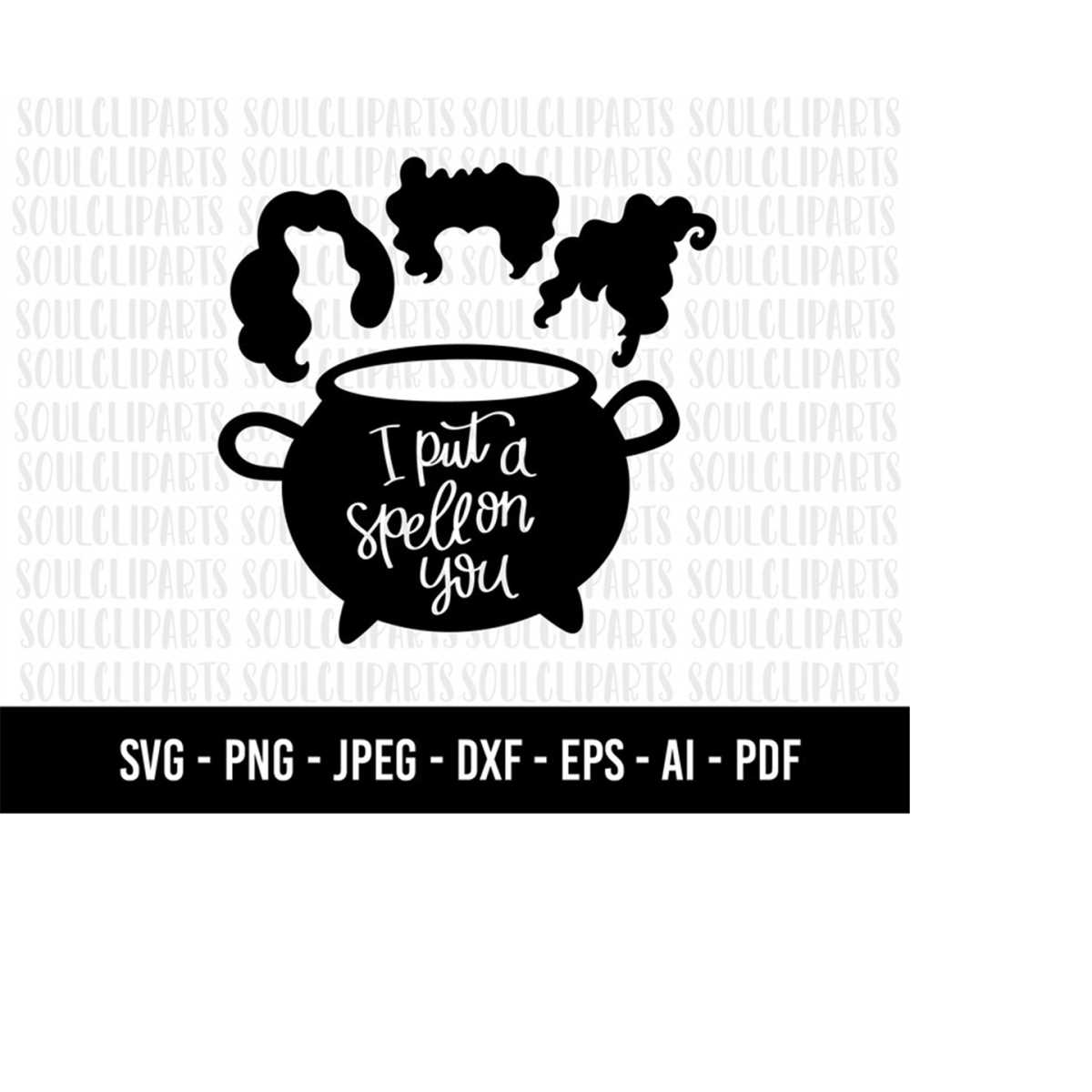 COD1161 I put a spell on you svg, Sanderson Sisters SVG, Inspire Uplift
