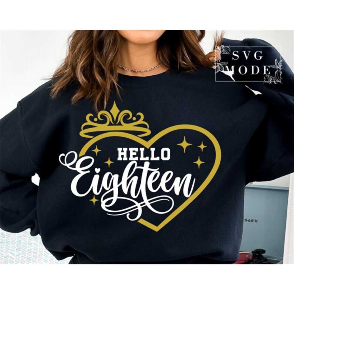 Finally 18 SVG PNG PDF, 18th Birthday Svg, Sweet 18 Shirt Sv - Inspire ...