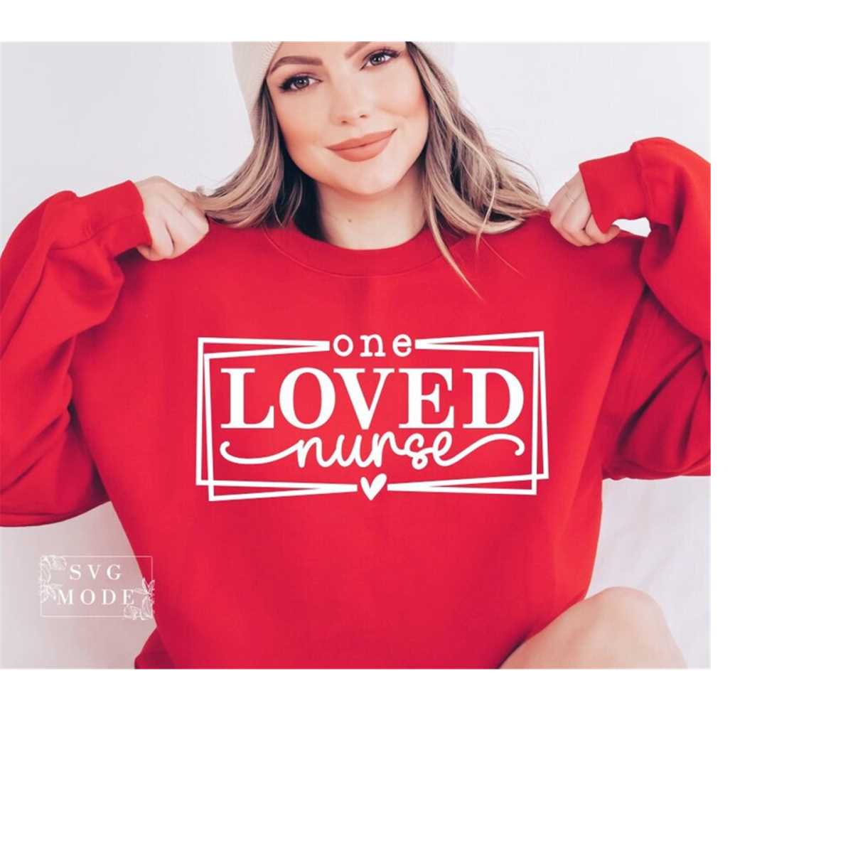 One Loved Nurse SVG PNG PDF, Nurse Valentine Svg, Love Nurse | Inspire ...