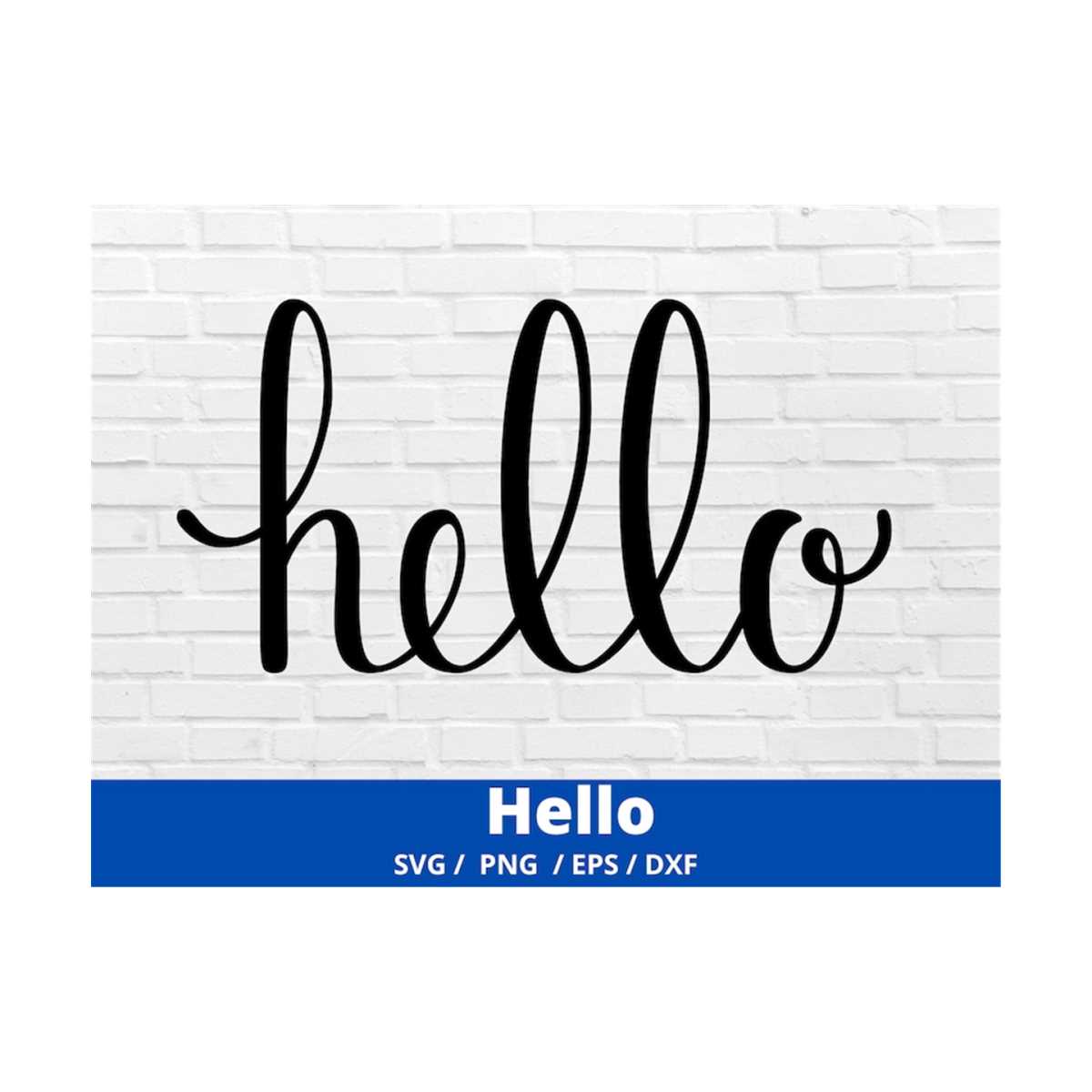 hello svg - Inspire Uplift