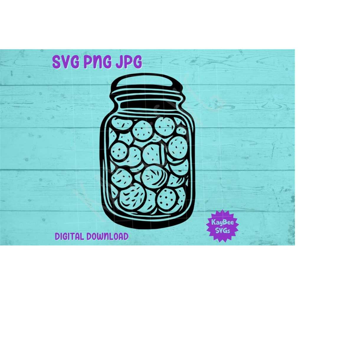 Cookie Jar SVG PNG JPG Clipart Digital Cut File Download for - Inspire ...