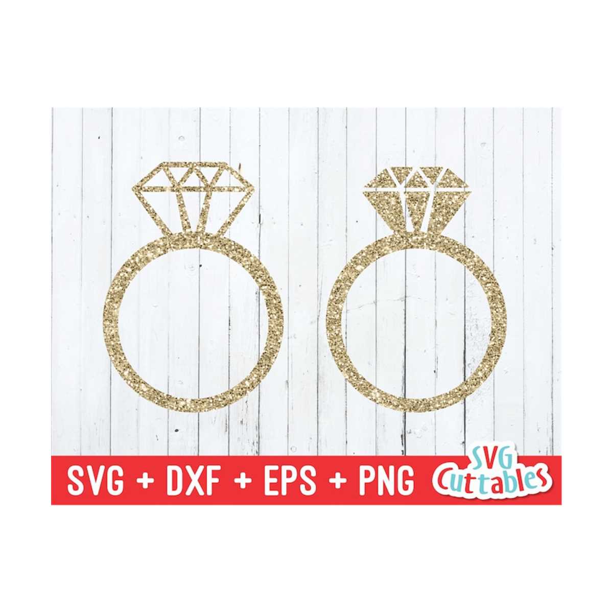 Diamond Ring svg Wedding Ring Cut File Rings svg dxf Inspire