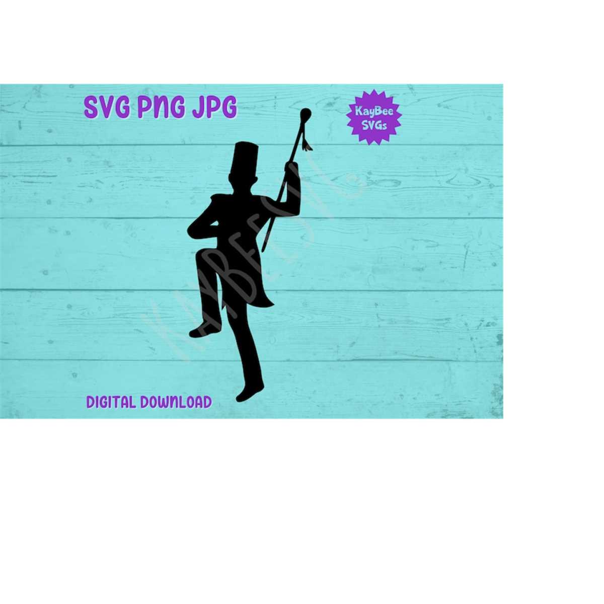 Drum Major SVG PNG JPG Clipart Digital Cut File Download for Inspire