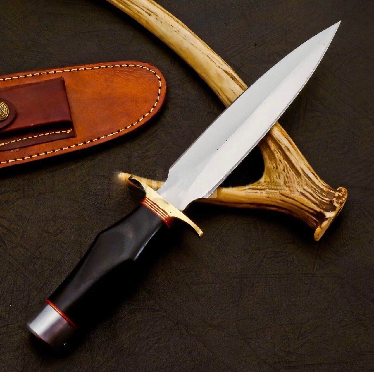 Hand-made Randall Model 2 Style Steel Hunting Dagger, Bowie | Inspire ...