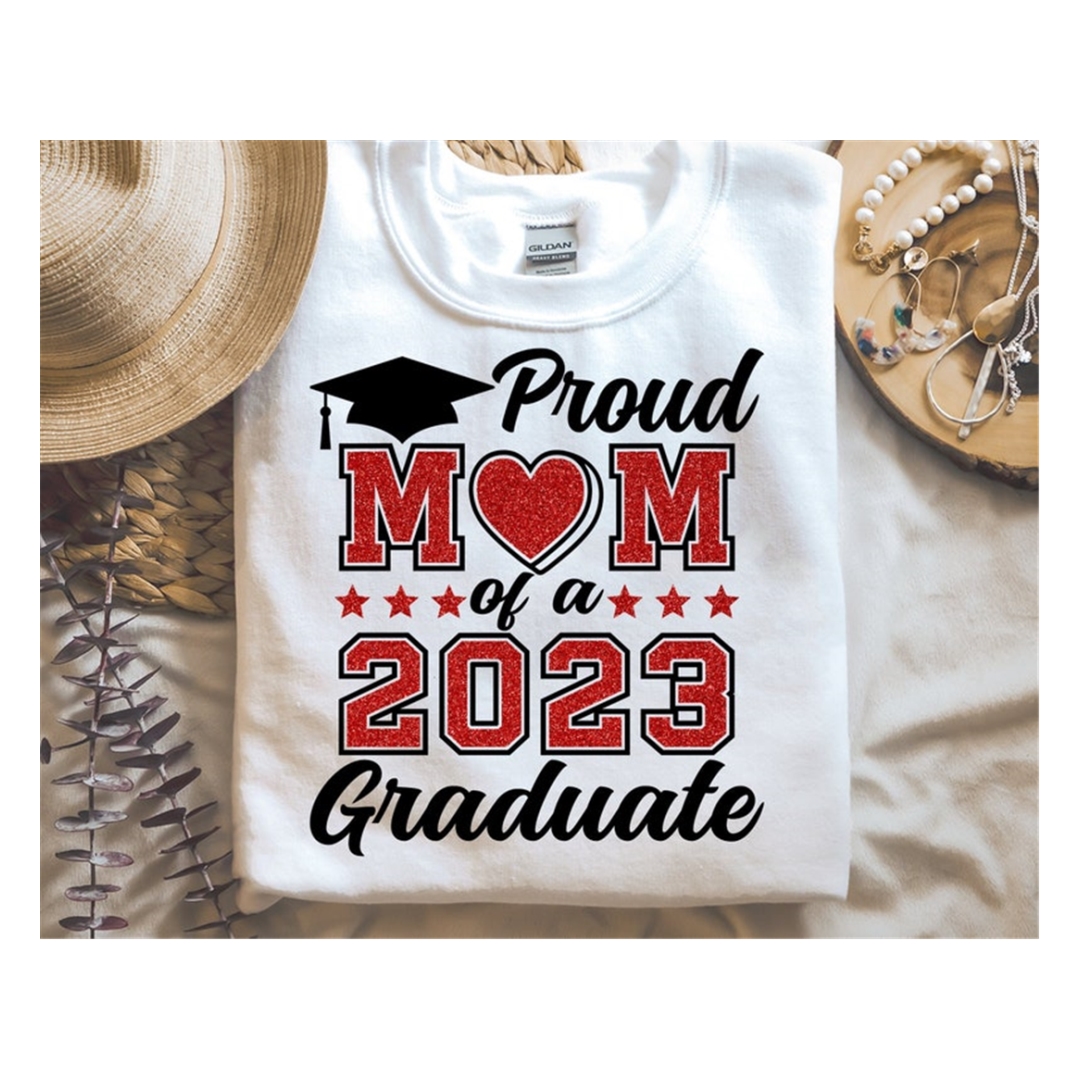 Proud Mom of a 2023 Graduate SVG, Graduation SVG, Proud Mom - Inspire ...