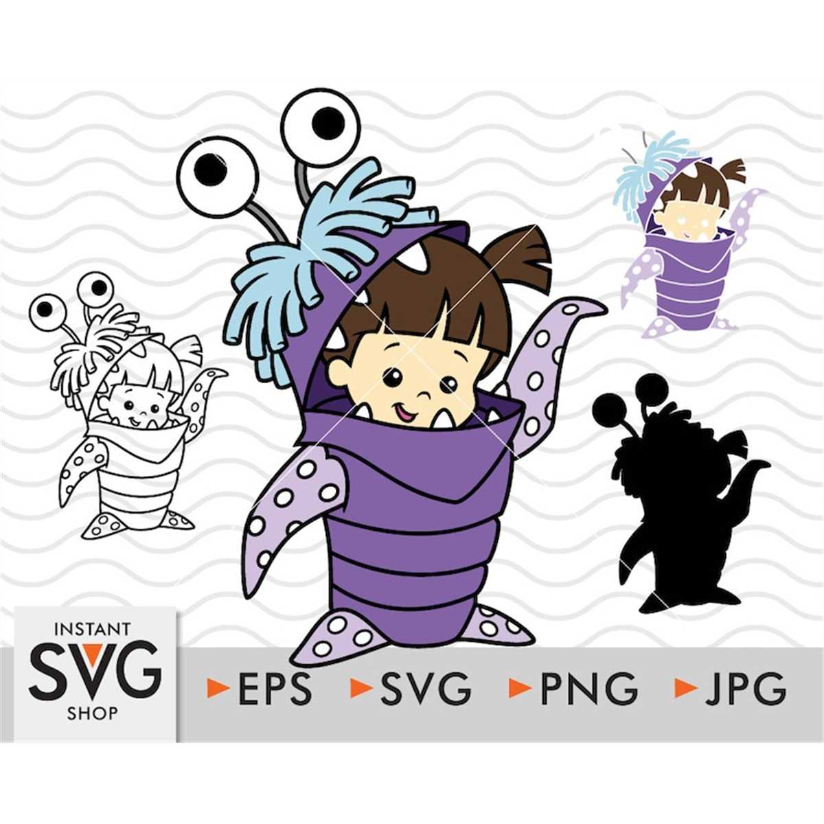 Layered Monster LAYERED Monster SVG Drawing Png Jpg Eps svg files for cricut | Inspire ...