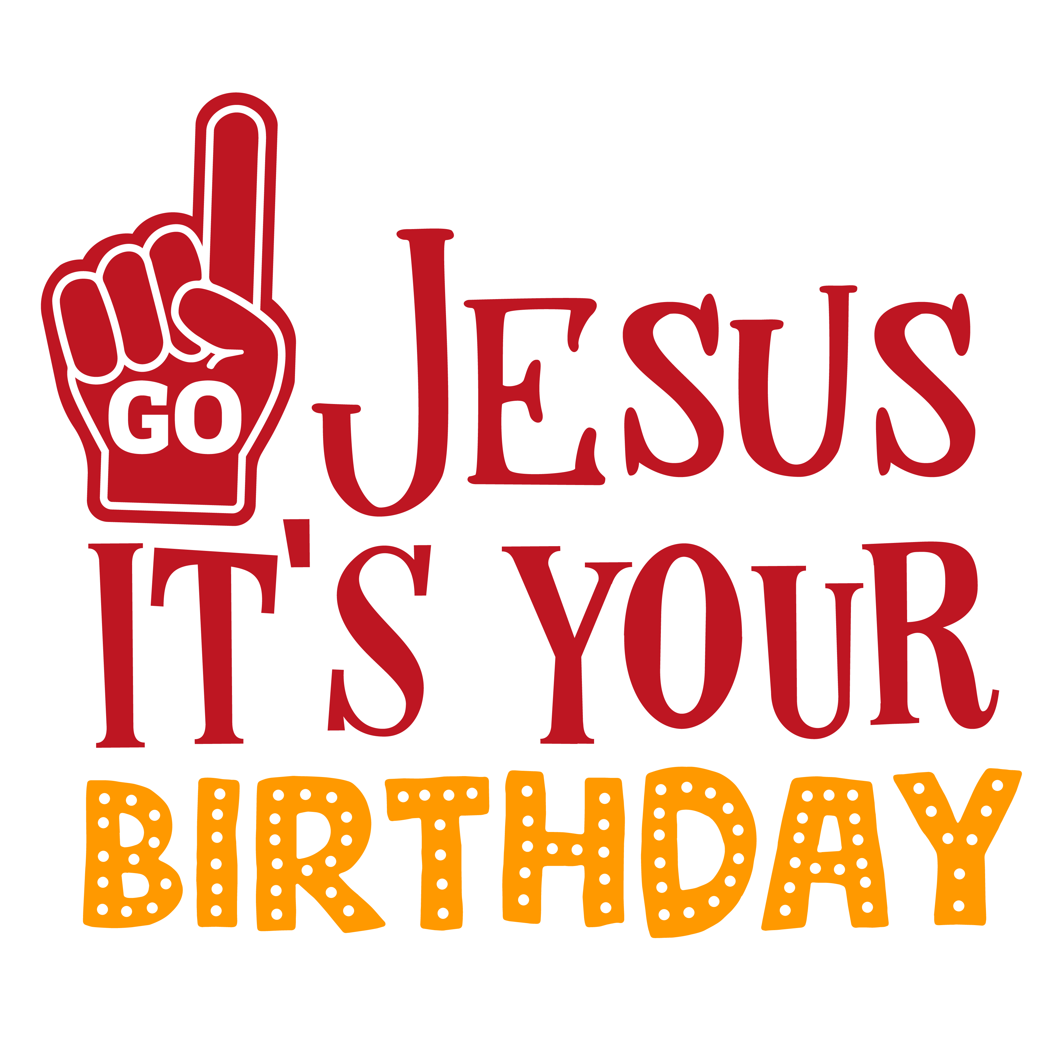 GO Jesus It&rsquo;s Your Birthday SVG, Santa Claus Svg, Christmas - Inspire