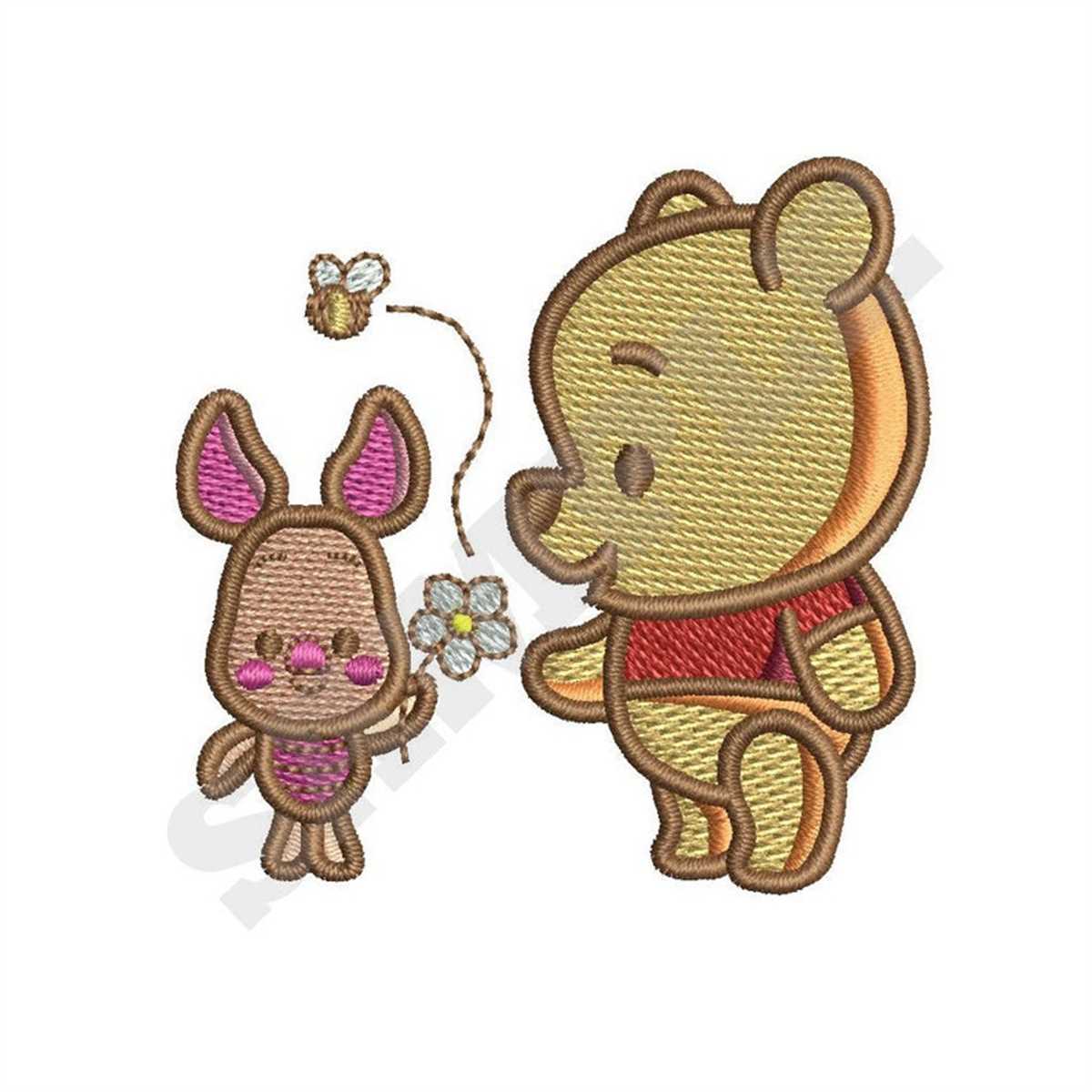 Winnie the Pooh Embroidery Design Inspire Uplift