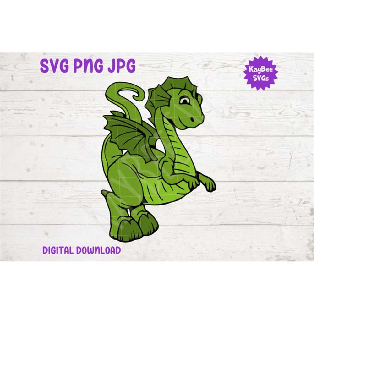 Green Dragon SVG PNG Jpg Clipart Digital Cut File Download f - Inspire ...