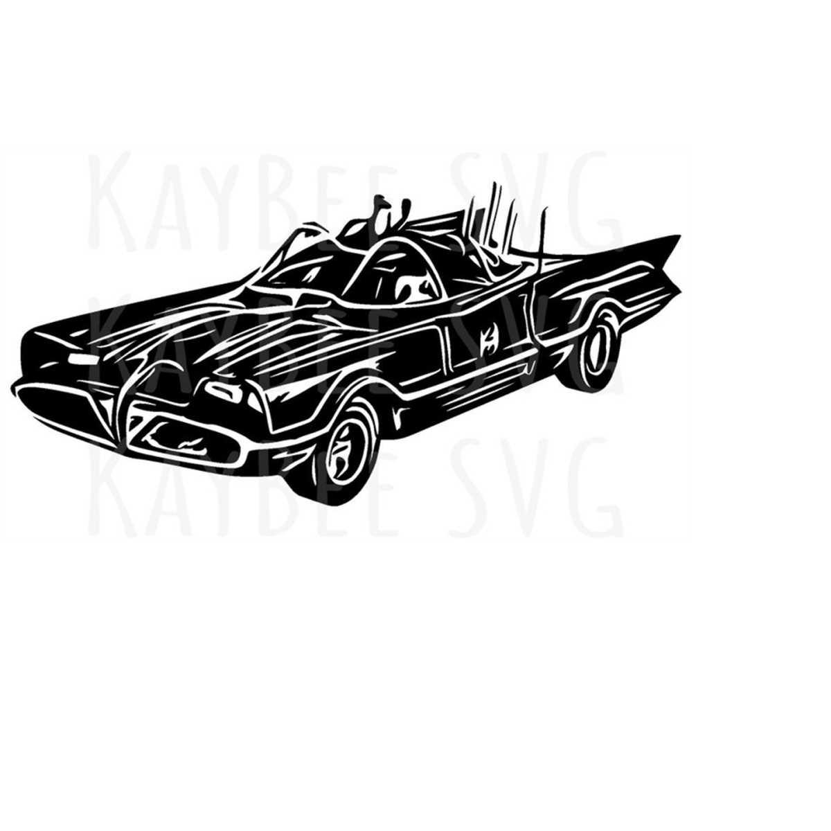 Bat Automobile Original - SVG PNG Jpg Clipart Digital Cut Fi - Inspire ...