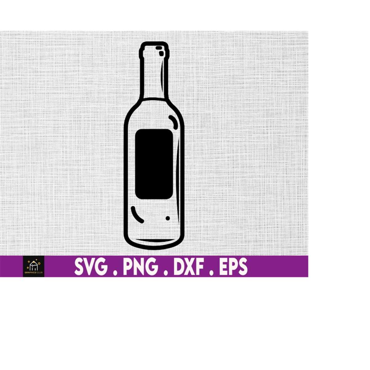Wine Bottle svg, Wine svg, drink svg,Instant Digital Downloa Inspire