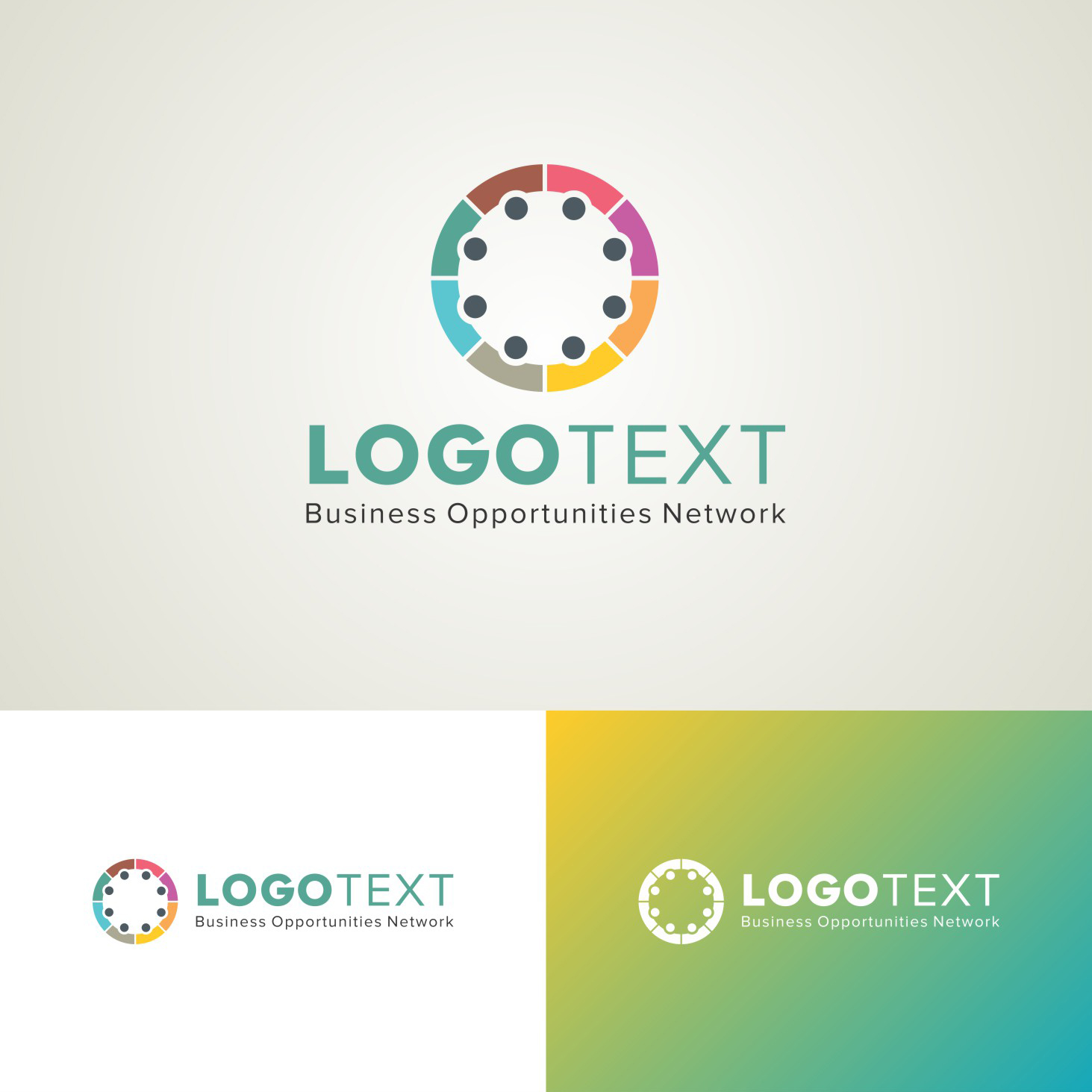 Logo Text Logo Design Template 07 | Inspire Uplift