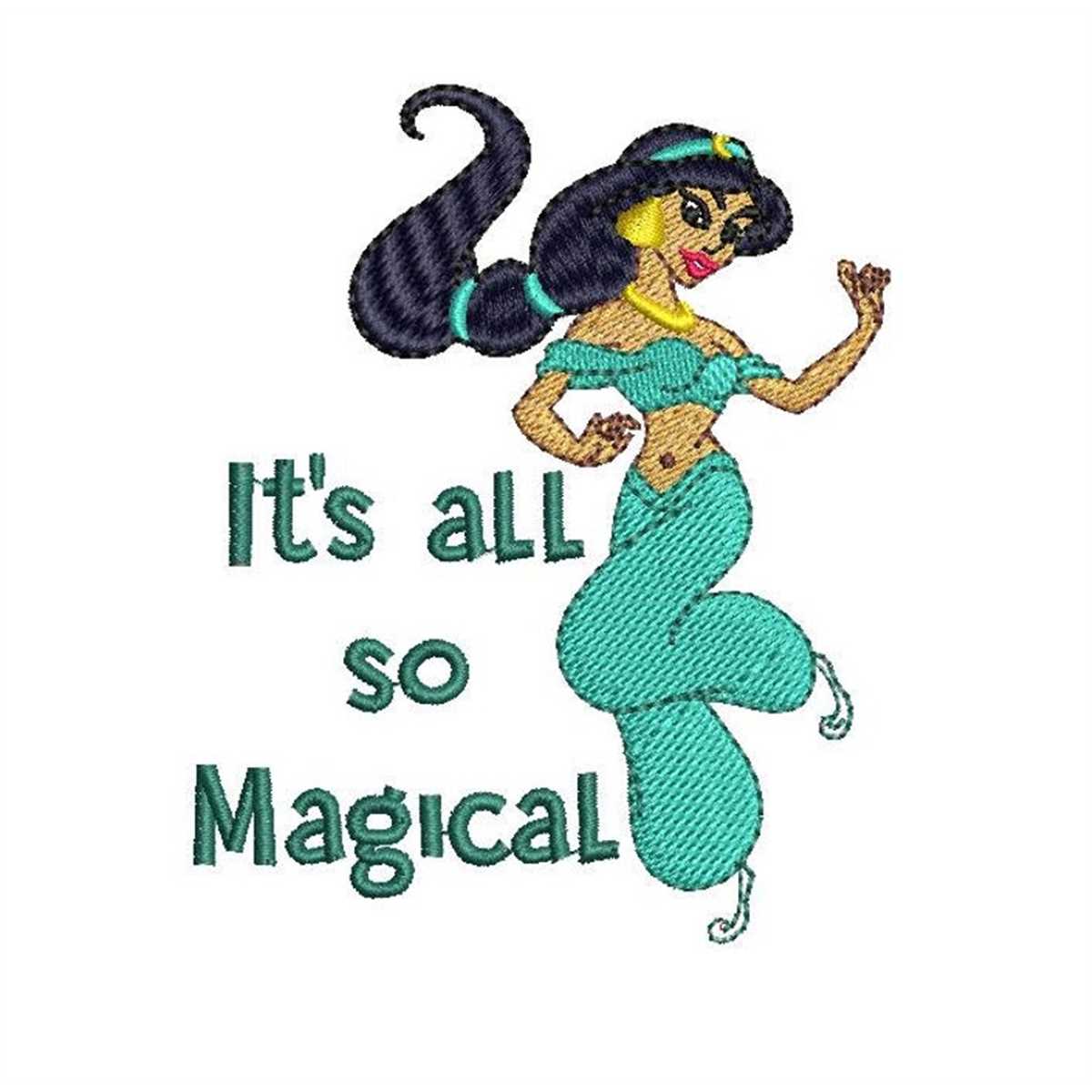 Jasmine Machine Embroidery Design | Inspire Uplift