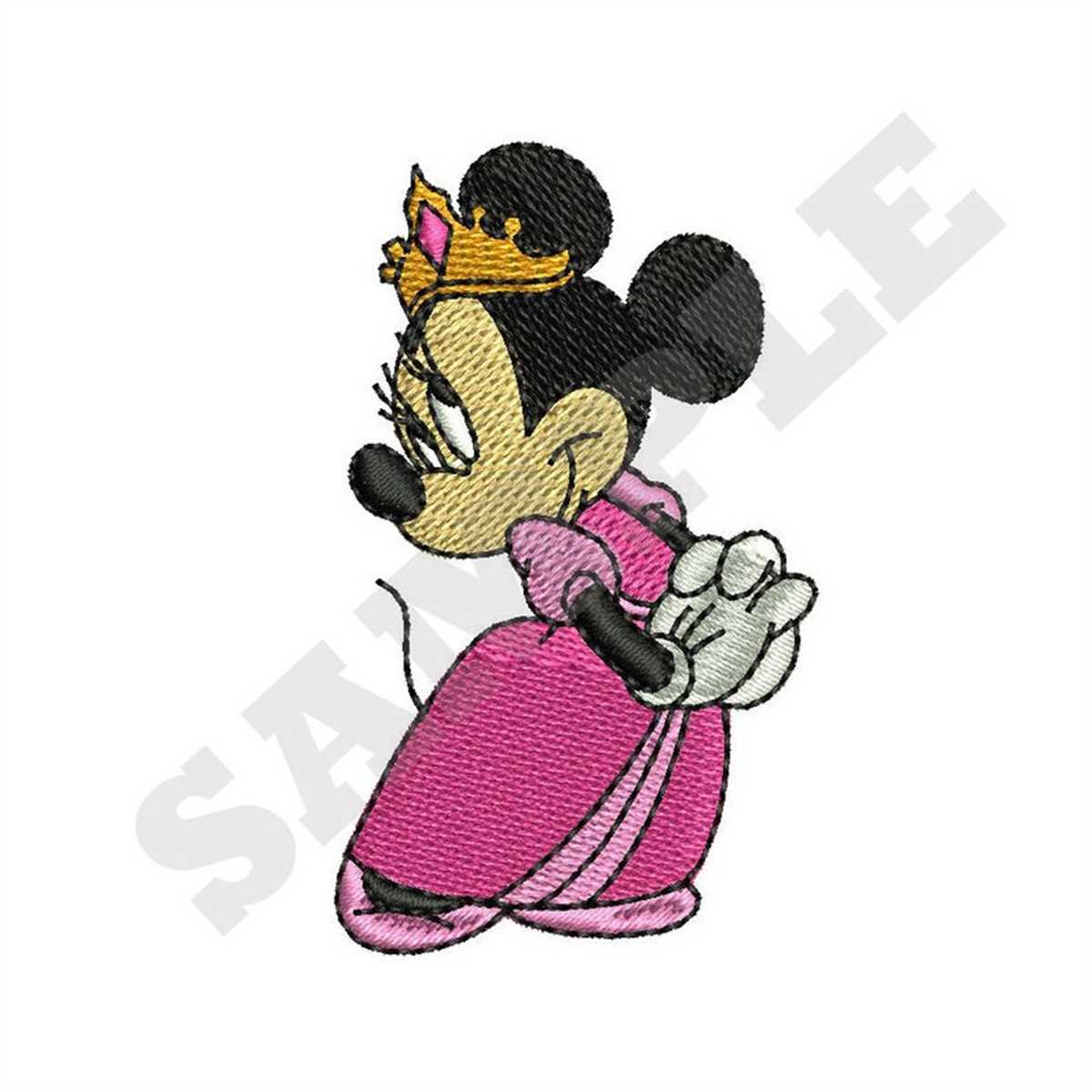 Minnie Mouse Machine Embroidery Design Inspire Uplift