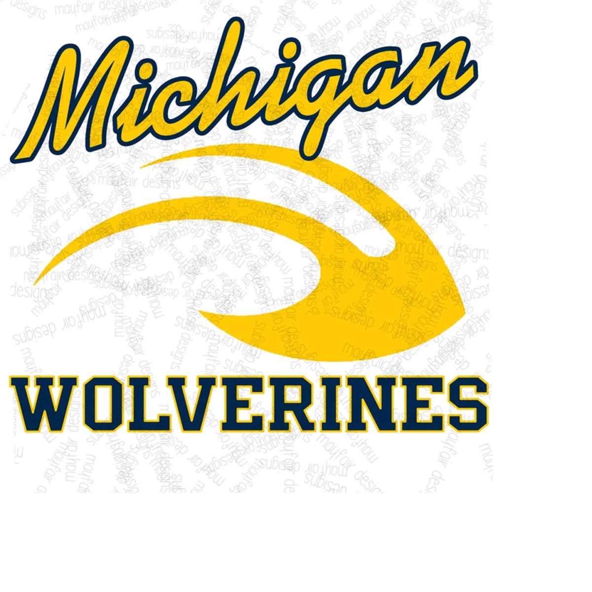 Michigan Football Wolverine Helmet Design - Inspire Uplift
