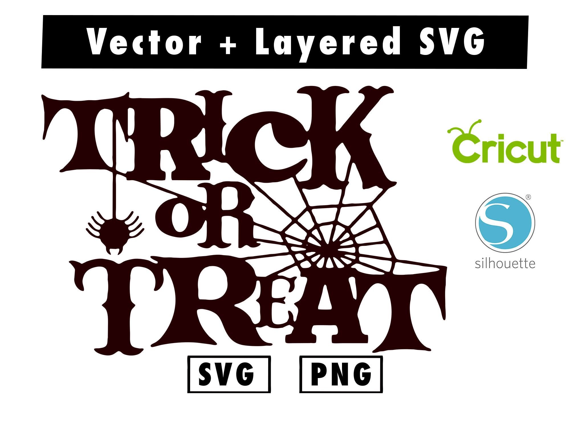 trick or treat svg and png files for cricut machine , anime - Inspire ...