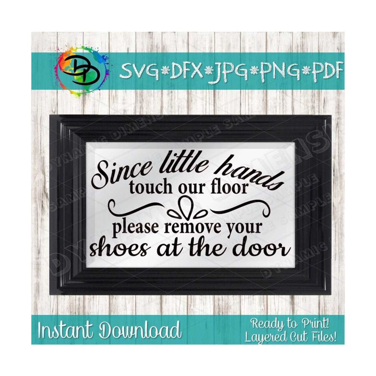 Since little hands touch our floor please remove your shoes | Inspire ...