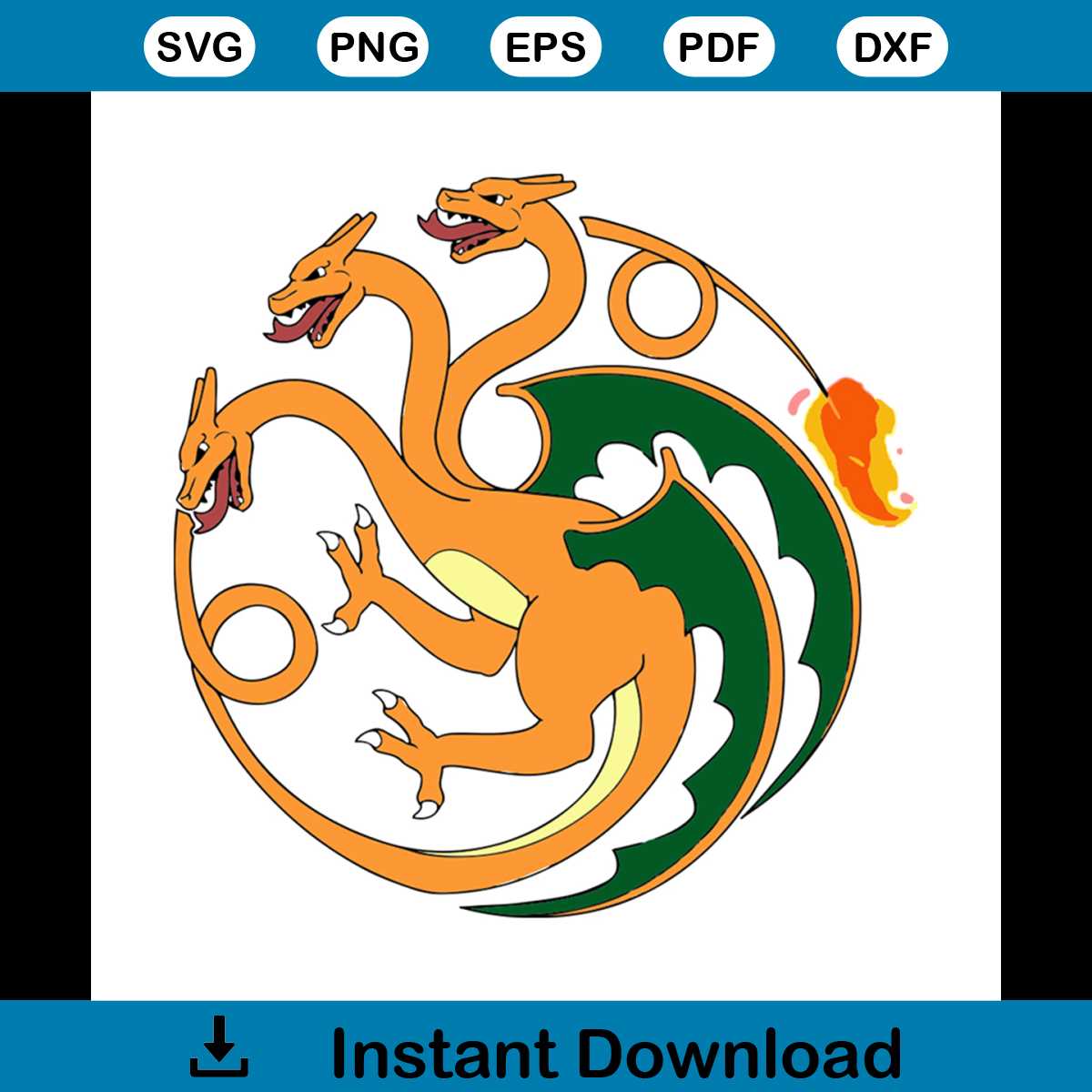 Charizard Svg | Inspire Uplift