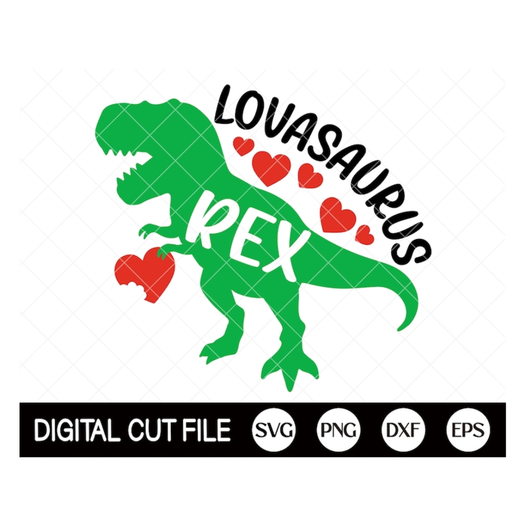 Funny Valentine Svg, Lovasaurus Rex, Valentines Day SvDinosa Inspire
