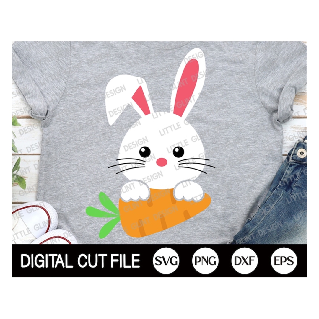 Easter Svg, Spring Bunny Carrot Svg, Happy Easter Svg, Svg E | Inspire ...