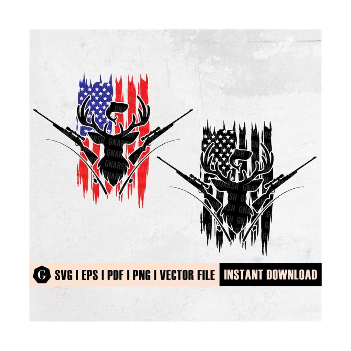 Deer and Fish Svg | Deer Hunter Svg | Hunting Svg File | Fis | Inspire ...