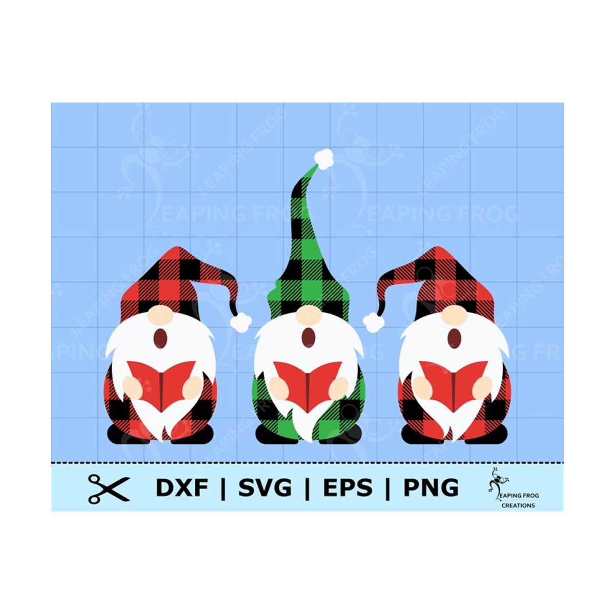 Christmas Gnomes SVG. PNG. Cricut cut files, layered. Silhou - Inspire ...