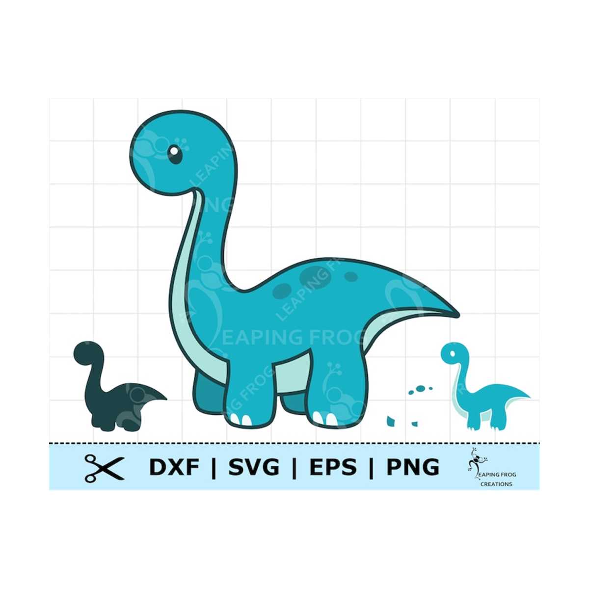Cute Baby Dinosaur SVG PNG DXF eps. Whole & layered files. D | Inspire ...