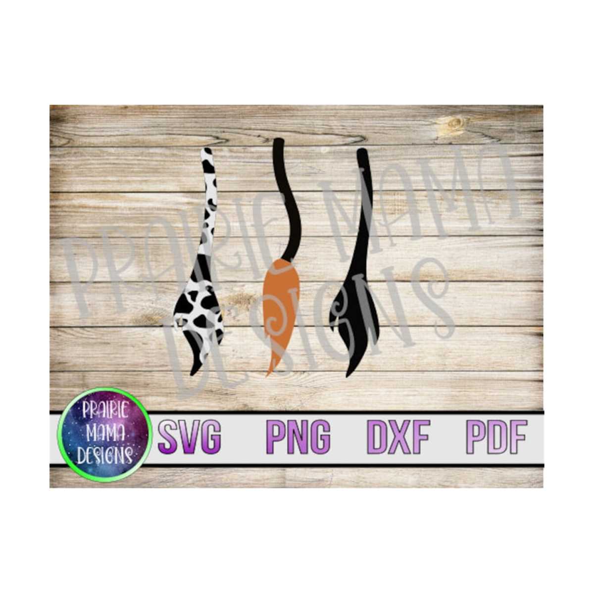 Cow tails cattle SVG PNG PDF dxf cut file digital file digit | Inspire ...