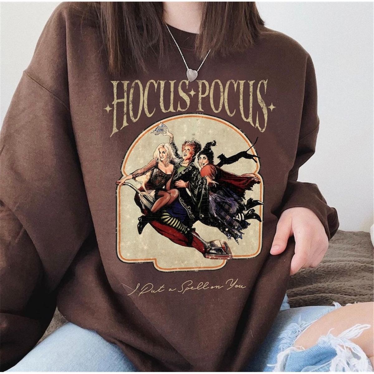 Retro Hocus Pocus Sweatshirt, Vintage Sanderson Sisters Swea Inspire