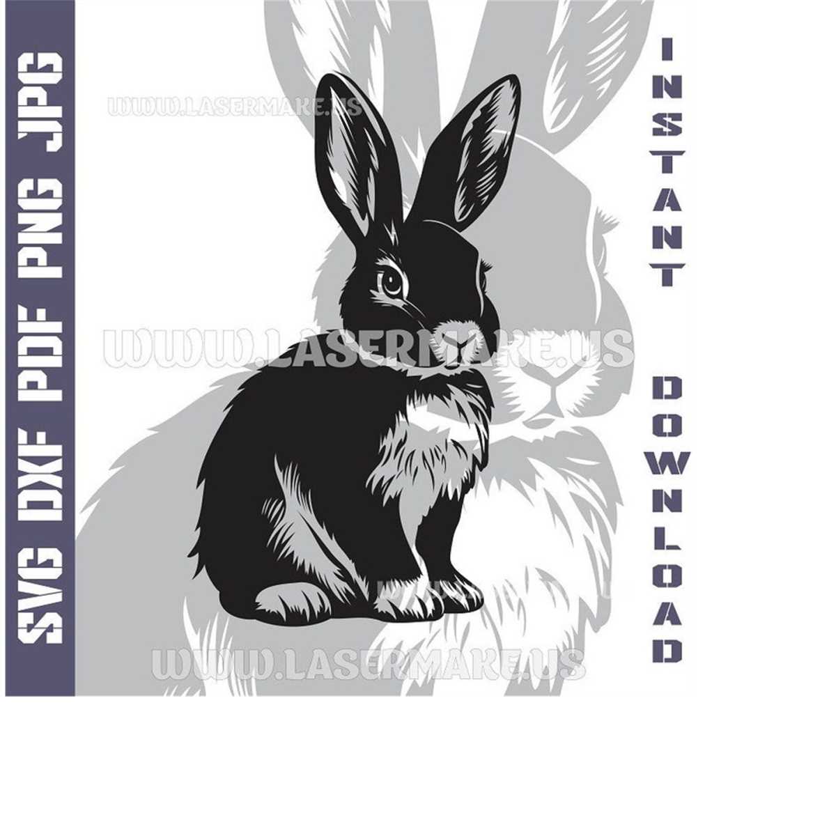 Rabbit SVG file | cut file for cricut | printable png| SVG d - Inspire ...