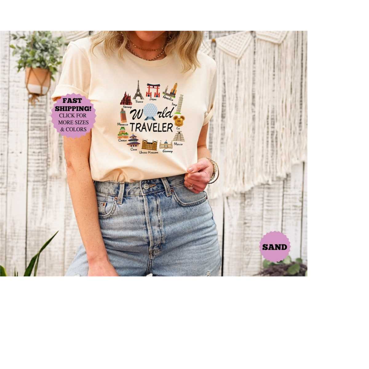 Disney Epcot World Traveler Shirt, Family Vacation Shirt, Di