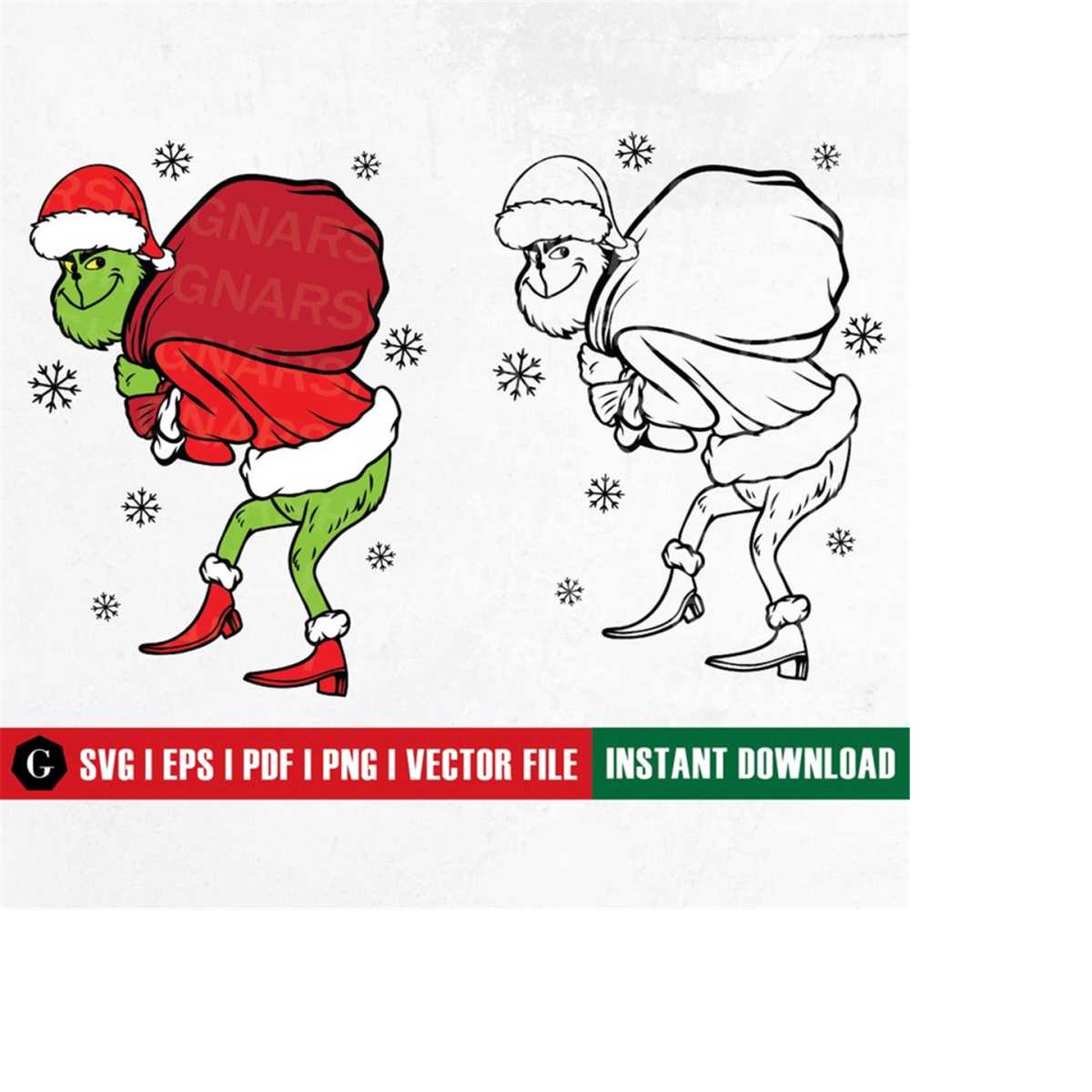 Merry Grinchmas Svg | Holiday Cheermeister SVG | Xmas svg | - Inspire