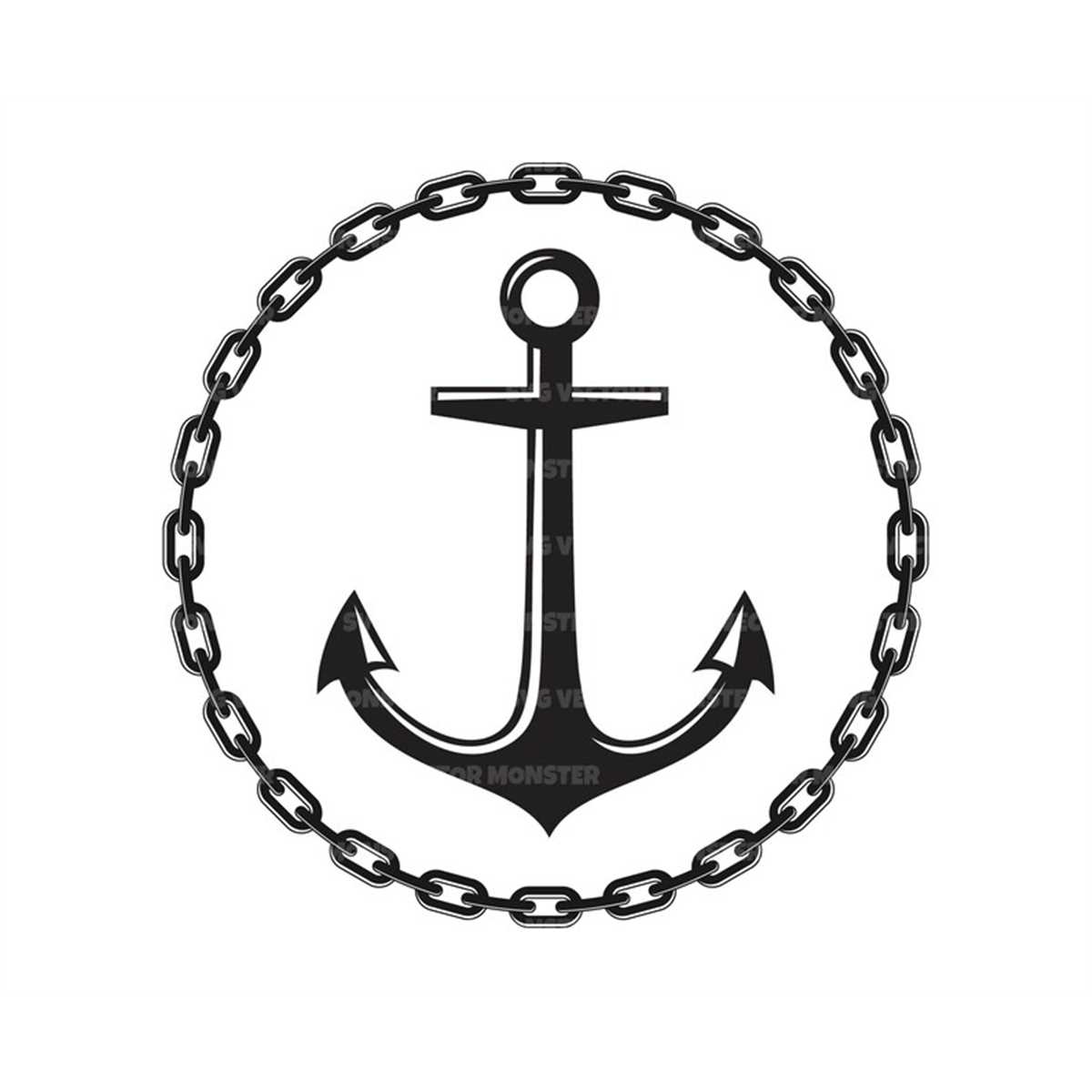 Anchor Svg, Anchor Rode Svg, Nautical Svg, Ship Svg, Ocean S Inspire