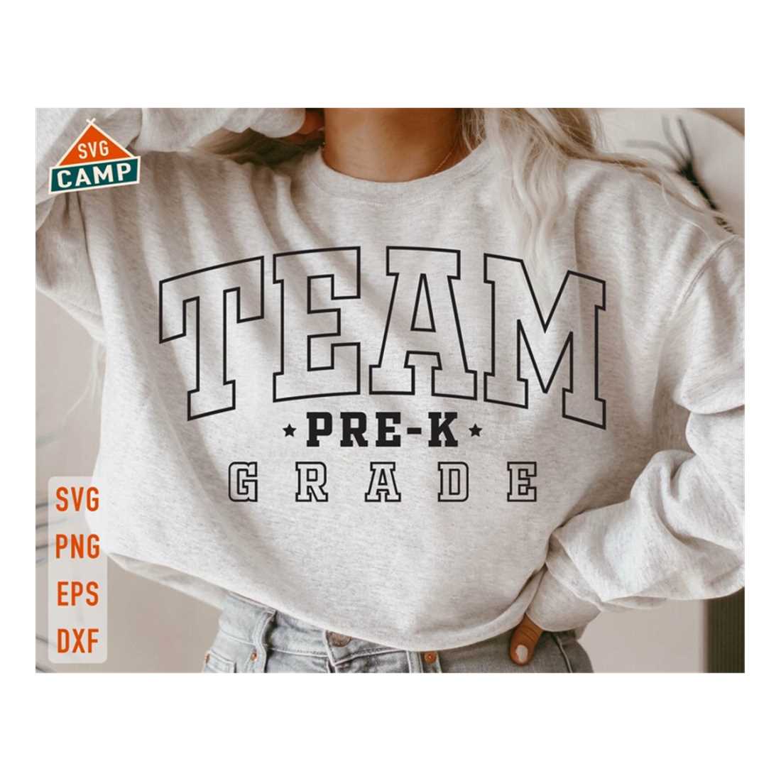 Team Pre K Grade Svg, Pre-K Squad Svg, First day of School S - Inspire ...