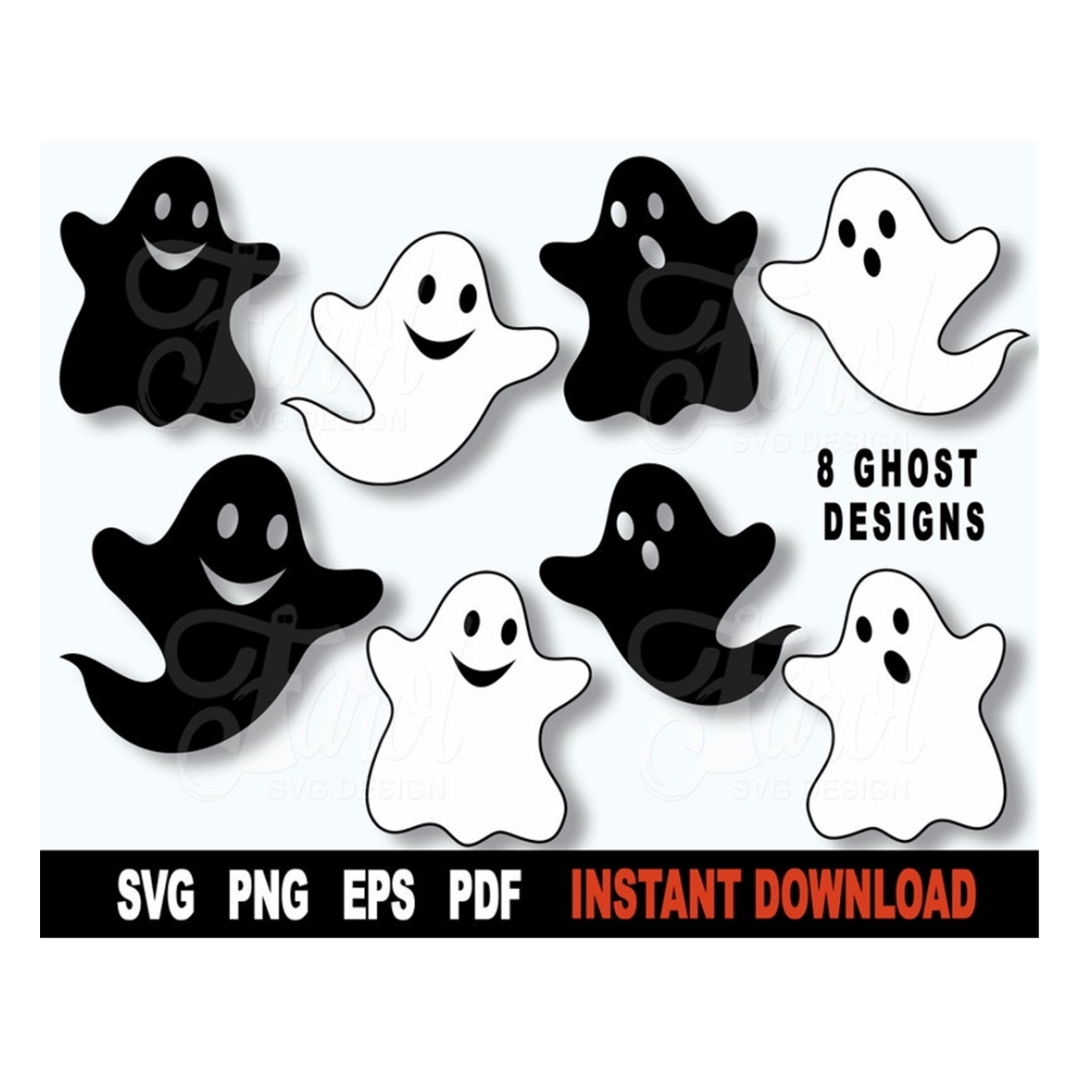 Ghost SVG File For Cricut, Ghost SVG Bundle, Spooky Holiday - Inspire ...