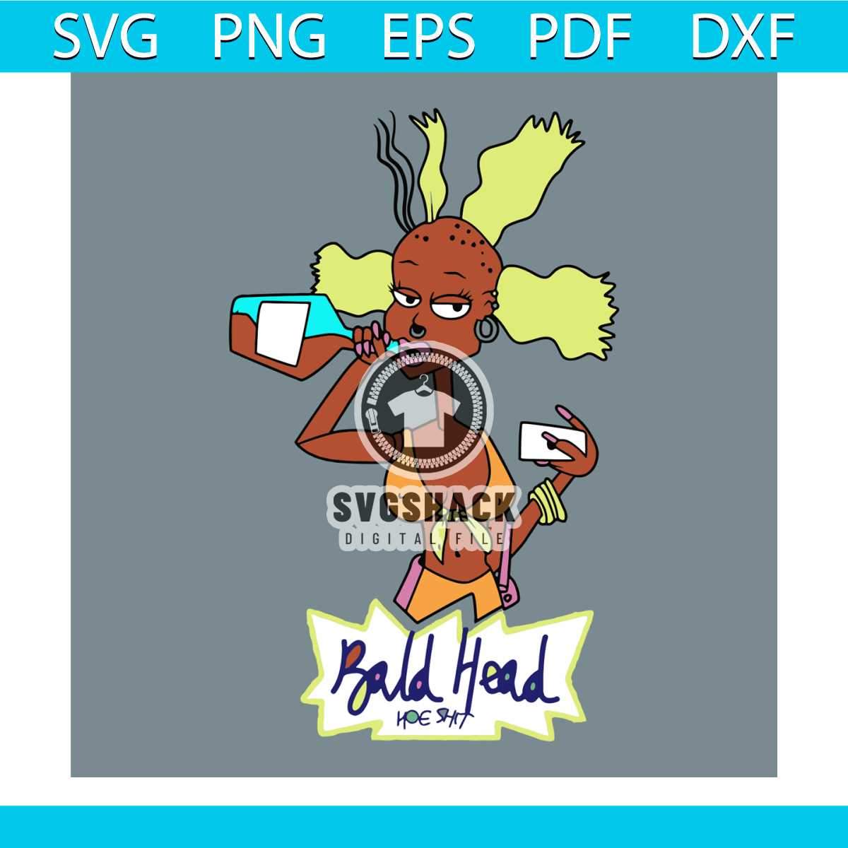 Bald Head Hoe Shit Svg, Trending Svg, Bald Head Svg, Black G - Inspire ...