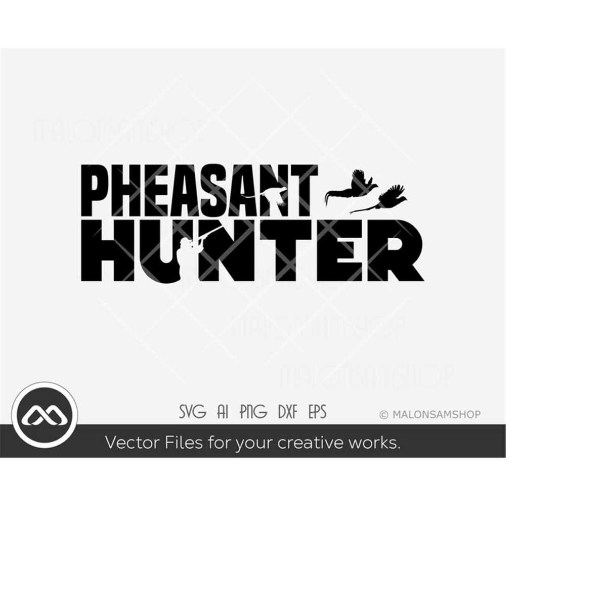 Pheasant hunter SVG file, hunting svg, hunt svg, deer huntin | Inspire ...