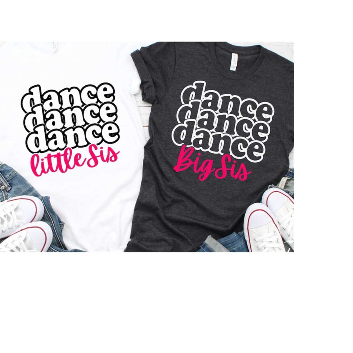 dance Sisters SVG, big sis svg, lil sis svg, dance svg, litt - Inspire