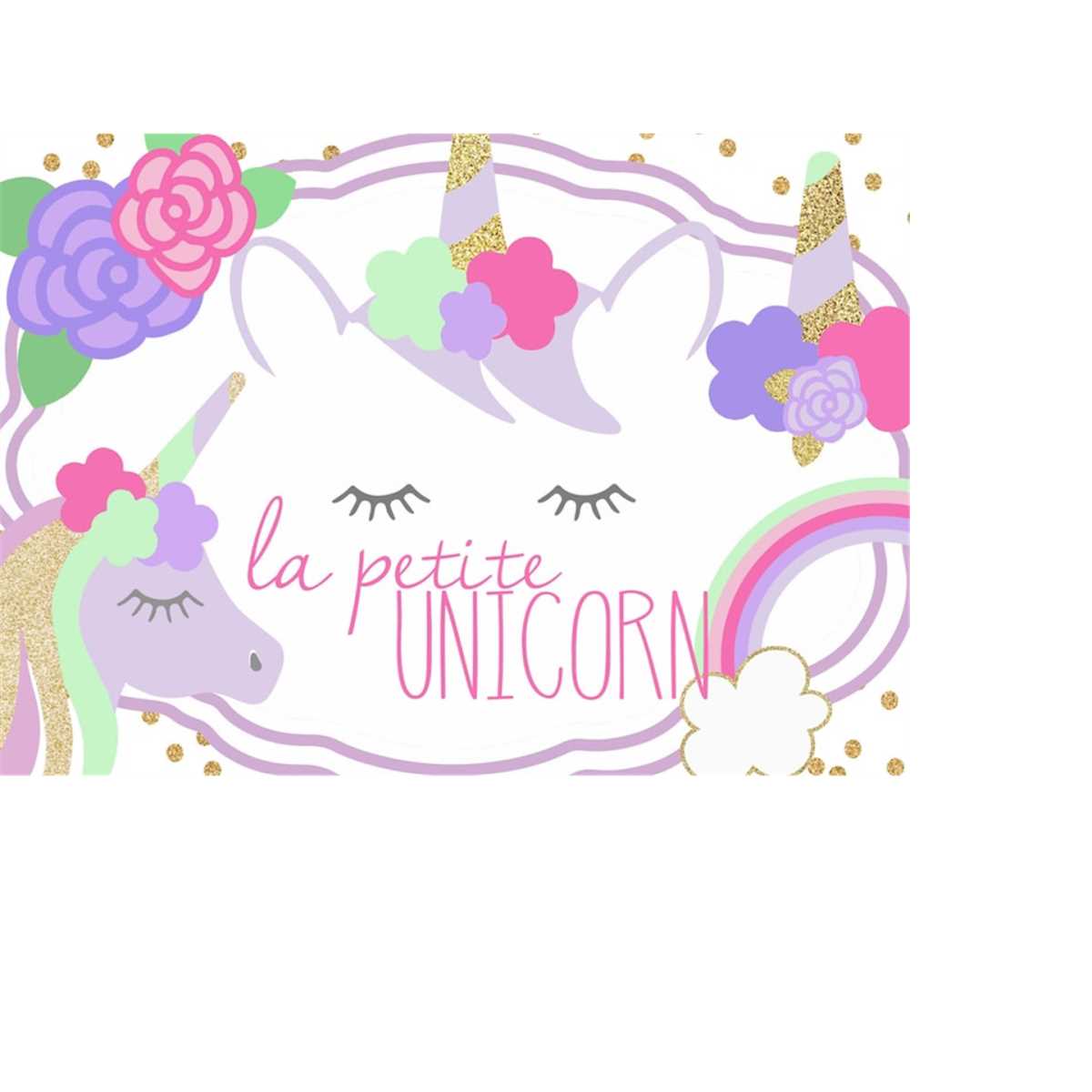 La Petite Unicorn Clip Art Collection, Unicorn clipart, unic | Inspire ...