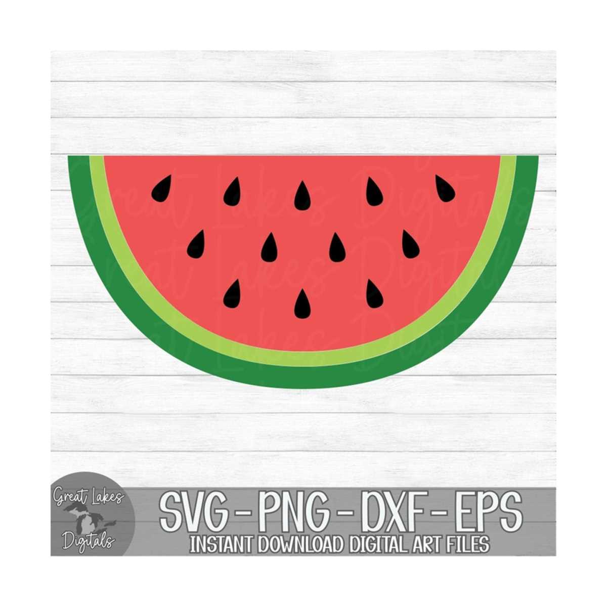 Watermelon - Instant Digital Download - svg, png, dxf, and e | Inspire ...