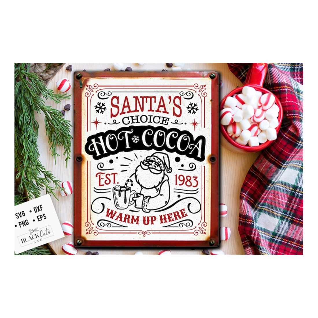 Santa's choice svg, Hot cocoa poster, Hot cocoa svg, Old fa | Inspire ...