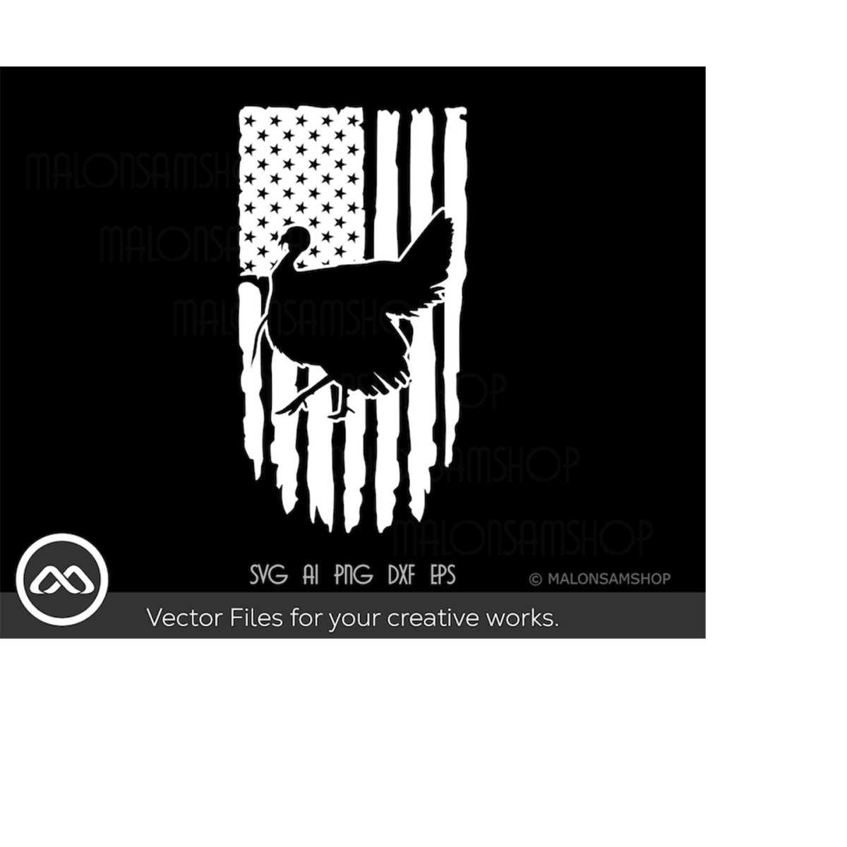 Turkey hunting SVG USA Flag - hunting svg, hunter svg, Turke - Inspire ...